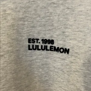 lululemon heavyweight cotton crewneck Gray Long Sleeve Tee. NWT XL thumbnail 5
