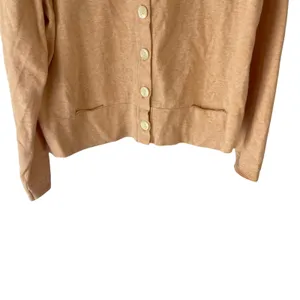 J. Jill Women's Size Large Light‎ Orange Button Cardigan Sweater thumbnail 3