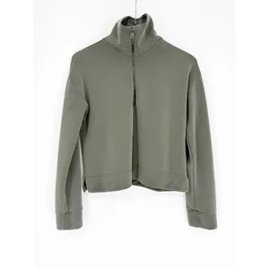 Athleta Seasoft 1/2 Zip Pullover Women's XS Green Cozy‎ Athleisure thumbnail 3