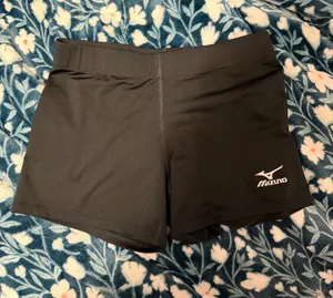 Mizuno Volleyball Spandex Black Shorts Medium thumbnail 1