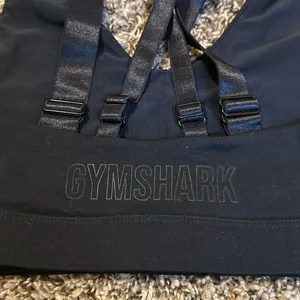 Gymshark Black Sports Bra Crossed Back Strap Small thumbnail 5