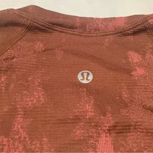 Lululemon size 4 swiftly tech Brown Long Sleeve Women's Top waist length thumbnail 4