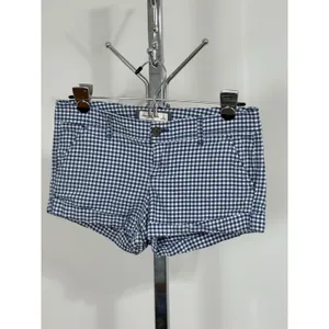Vintage Y2K Abercrombie & Fitch Gingham Plaid Low Rise Micro Shorts Women Size 2 thumbnail 3