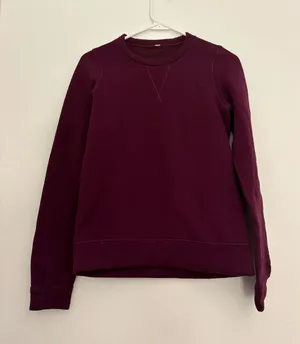 Lululemon Plum Crewneck Sweatshirt Small Purple thumbnail 1