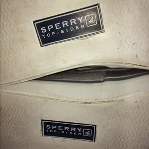 Sperry Top Siders Bahama with Gray Herringbone Cotton Canvas for Wormen thumbnail 10