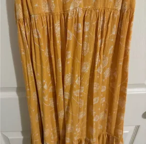 True Craft Yellow Floral Dress  thumbnail 4