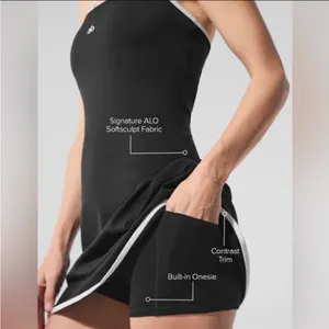 Alo Yoga Softsculpt Halter Tennis Dress Small NWT thumbnail 5