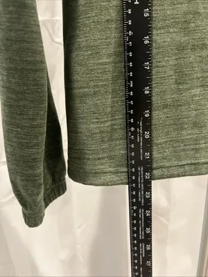 Avalanche Olive Green Half-Zip Pullover Sweatshirt thumbnail 7