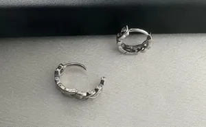 Small Silver Hoop Earrings for Men Women Streetwear Unisex Style thumbnail 5