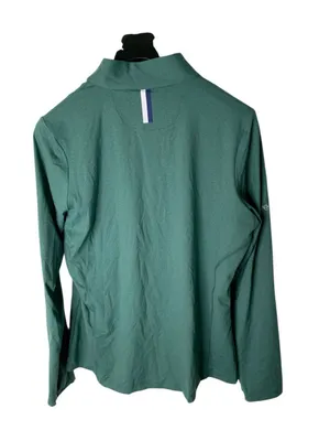 Rhoback Women's Performance Q zip green size large NEW WITH TAGS thumbnail 2