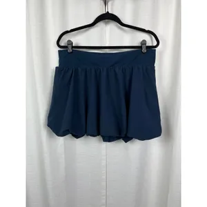 Free People Movement Blue Elodie Bubble Mini Skirt Sz.XL thumbnail 11