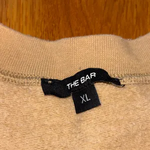 The Bar Women's Tan Crewneck Sweatshirt with White Logo thumbnail 3