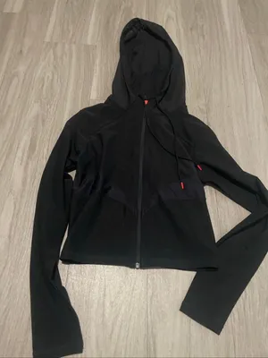 Nfinity Black Zip-Up Hooded Athletic Jacket thumbnail 1