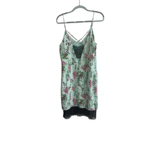 NWT Adelyn Rae Lydia Woven Printed Slip Dress Large Light Blue Size L thumbnail 4