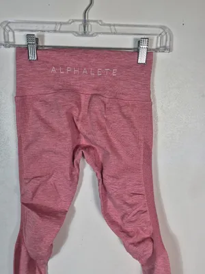 Alphalete Pink Seamless Leggings S thumbnail 5