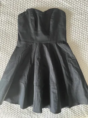 Express Black Strapless Dress thumbnail 1