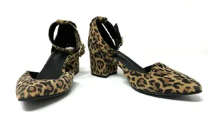 Shoe//Design Copenhagen size eu‎ 36 US 5.5 leopard print d'orsay heels thumbnail 1