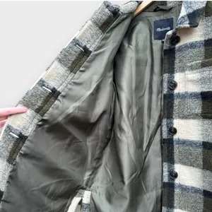 Madewell Belrose Plaid Wool Blend Shirt Jacket thumbnail 6