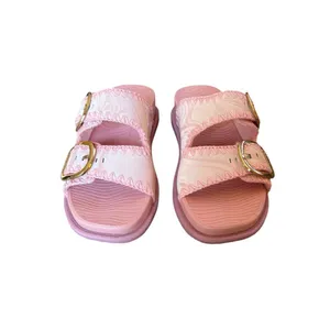 Coface Pink Buckle Sandals Slides Women’s Size 7 New WO Box thumbnail 9