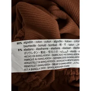 Zara Brown Ribbed Ruched Side Drawstring Bodycon Mini Dress Small Stretch thumbnail 6