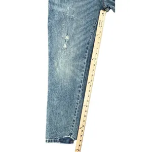 Pilcro Jeans Women 25 Blue‎ Distressed Mom High Rise Denim Stretch Festival thumbnail 8