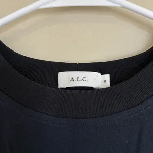 ALC Frank Lace Sleeveless Top Size 8 Black Crew‎ Ribbed Neck Round Hem thumbnail 2