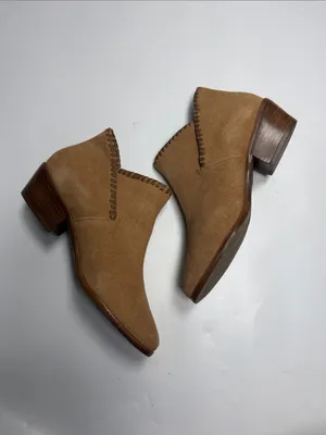 Jack Rogers Women's Sadie Suede Ankle Booties S-603 Sz 5-1/2 thumbnail 4