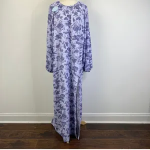 HILL HOUSE‎ Lilac Tonal Floral The Simone Dress NWT Size Large thumbnail 4