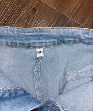 Light blue denim mini skort Size M thumbnail 2