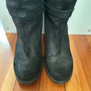 Belle by Sigerson Morrison Hayley Distressed Suede Knee-High Boots Size 8 thumbnail 6