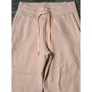 Lululemon Scuba High-Rise Jogger Peach Satin Cotton Fleece Sweatpants Size‎ 6 thumbnail 4