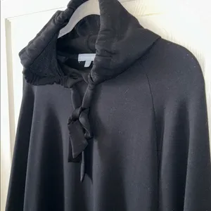 Antonio Melani Indie Sleaze Black Unwind Hoodie Soft Sweatshirt Sz LNWT thumbnail 5