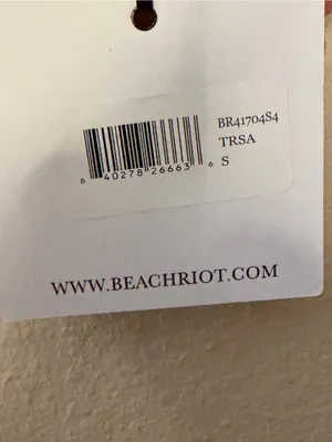 Beach Riot Francis Top Tropical Sands top Size Small NWT thumbnail 4