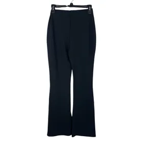 Petal & Pup Hallie Pants Black Wide Leg Slit Hem Pull On Stretch Pants 4 NWT thumbnail 3