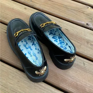 Modern chunky sole loafers 🖤🖤 Black Size 7 thumbnail 13