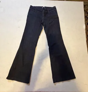 Banana Republic Dark Wash High-Rise Flare Jeans thumbnail 5