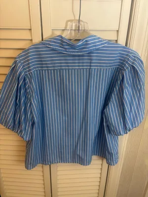 J. Crew Gamine Puff-Sleeve Shirt thumbnail 4