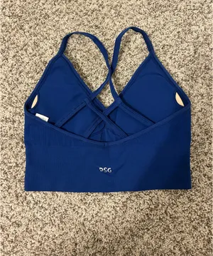 Dark Blue Sports Bra Size XS thumbnail 2