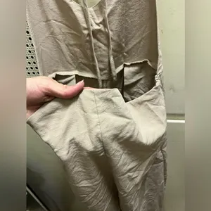 Easy LG Creme cotton canvas halter pant suit thumbnail 7