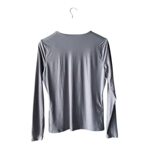 Abercrombie & Fitch Base Layer Crewneck Long Sleeve Gray Shirt XL NWT thumbnail 5