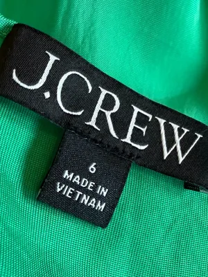 J. Crew Bold Green Midi Dress Spaghetti Strap Flowy Wedding Party Size 6 Women's thumbnail 11