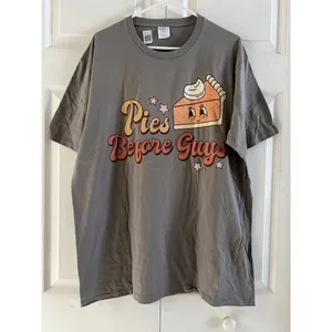 PIES Before Guys‎ Thanksgiving Tshirt Size XL NEW thumbnail 2