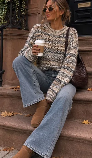 Madewell Chunky Marled Wool Alpaca Sweater Size Small thumbnail 1
