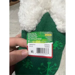 Elf Woman’s Holiday Slipper Socks Size 4-10 NEW Raised By Elves thumbnail 6