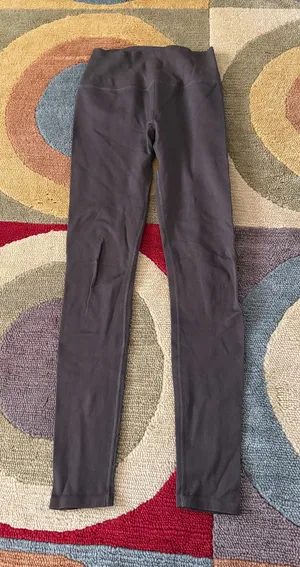 ALO Yoga Mindful Movement Brown Seamless Ribbed Leggings 28” Inseam High Waisted thumbnail 1
