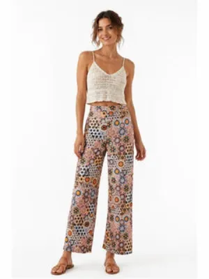 Anthropologie Geometric Straight Wide Leg High Rise Pant Size 2 thumbnail 4