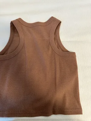 Amazon high neck brown tank thumbnail 3