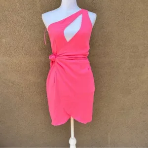 Amanda Uprichard x REVOLVE Conetta Mini Dress in Pink Ribbon Size XS thumbnail 2
