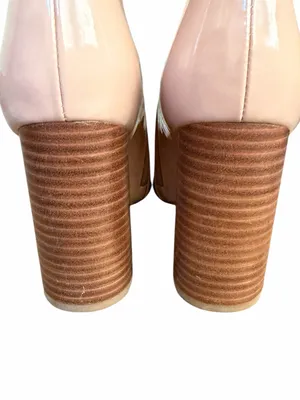 JEFFREY CAMPBELL Siren 3 Patent Cream Booties Size 8 thumbnail 8