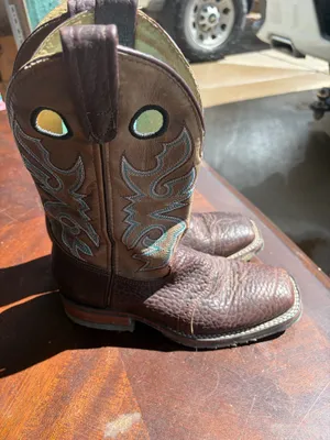 Women’s Double H boots Brown Size 8.5 thumbnail 2